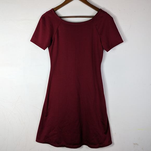 PHILOSOPHY Republic Clothing Size XS Extra Small Boatneck Maroon Red Dress - Picture 1 of 8